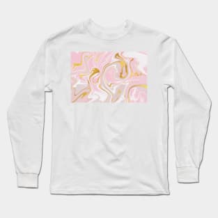 marble background style Long Sleeve T-Shirt